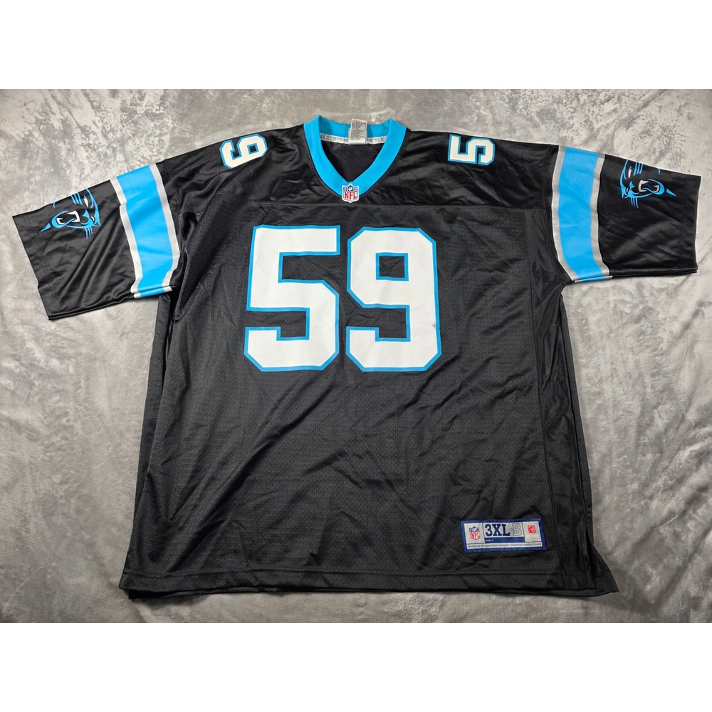 NFL Pro Line Luke Kuechly Carolina Panthers Jersey Mens 3XL Black #59